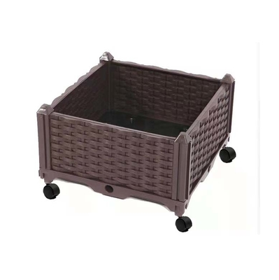 European style convenient single box large rectangular plastic flowerpot planting gardening planting box