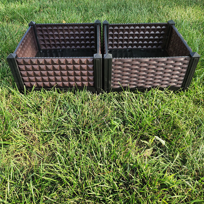 Elevated Plastic Raised Planter Boxes For Outdoor Vegetable And Flower