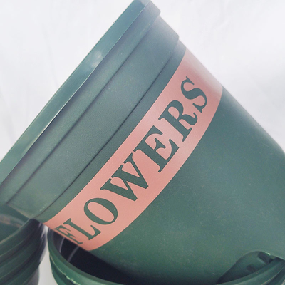 OEM Modern Round Plastic Flower Pots 9cm 11cm Round Plastic Plant Pots