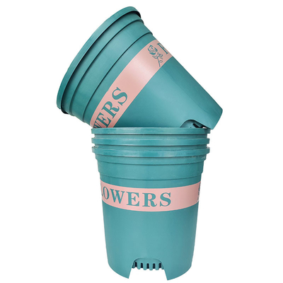 High Strength Indoor Outdoor Round Plastic Flower Pots Root Control