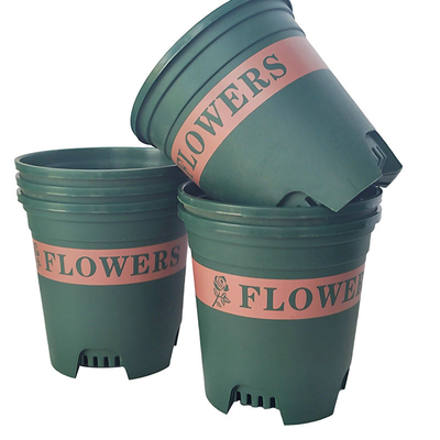 Environmental Friendly  Large Round Plastic Garden Containers Anti Ultraviolet