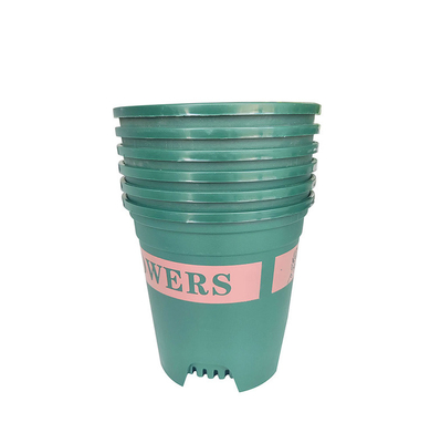 Family Sun Resistant  6 Inch Plastic Nursery Pots 9cm Round Plant Pots