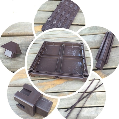 Durable Antioxidant Plastic Raised Garden Bed Kit For Outdoor Decoration