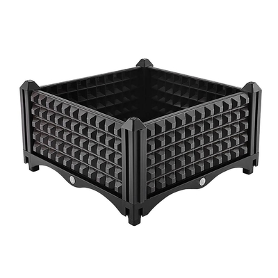 Drainable Garden Self Watering Planter Box On Wheels Frost Resistance