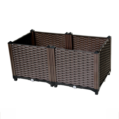 Outdoor Thickened Plastic Raised Planter Boxes For Terrace Antifreeze