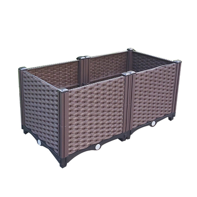 Oem European Family Long Plastic Flower Boxes Insect Proof Plastic Bin Planter