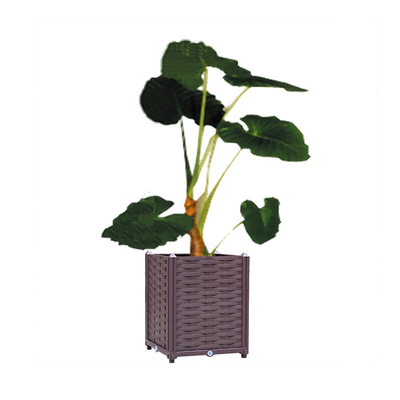 Multifunctional Large Square Plastic Planter Boxes OEM Plastic Raised Flower Beds