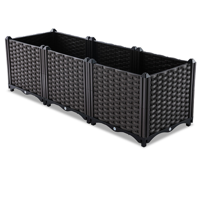 OEM Service Multifunction Plastic Raised Planter Boxes Outdoor Fire Proof