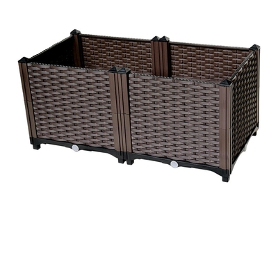 Inner Depth 30cm Plastic Raised Planter Boxes For Grapes Corrosion Proof