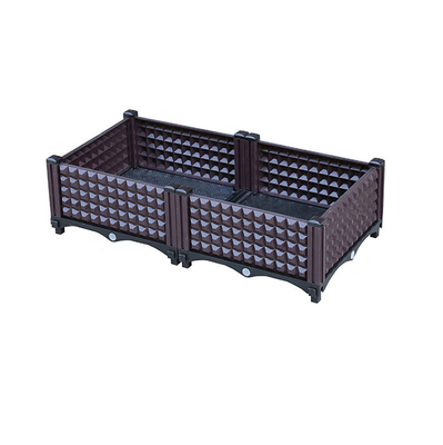 Anti aging sunscreen rectangular plastic vegetable pots are widely used in family gardening balcony planting boxes