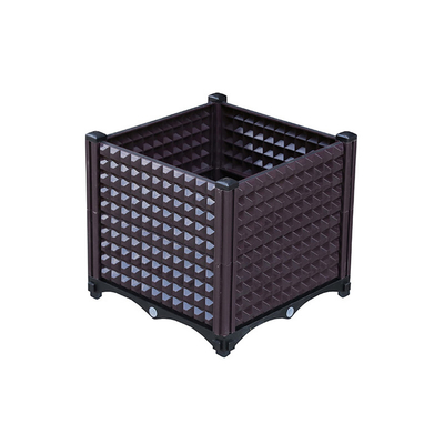 High Quality Plastic Square Stackable Raised Garden Bed cheap planter box Garden Plant Bed