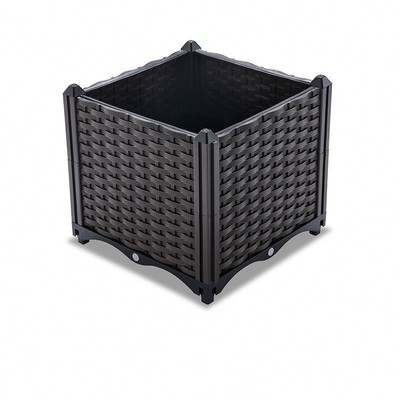 Restaurants Patio Plastic Garden Planter Box 160*40*37cm Logo Customized
