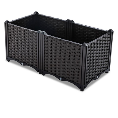 Breathable Large Plastic Garden Planter Boxes Plastic In Raised Garden Bed UV Resistant