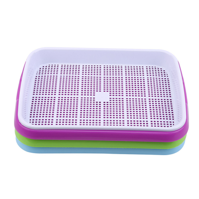 Multicolor Breathable Hydroponic Seedling Tray 31cm Length Recyclable