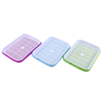 Rectangular Cultivation Planting Seed Sprout Tray Environmentally Friendly