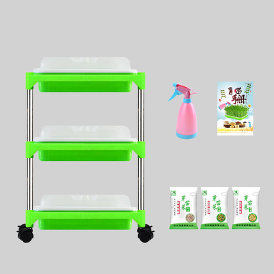 Indoor Pp  Hydroponic Seedling Tray Stand For Family Corrosion Resistant