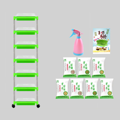 Adjustable Germination Plastic Seedling Tray Stand Recyclable Multicolor
