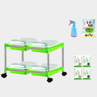 SGS Food Grade Vegetable Moisturizing Seedling Tray Stand For Nursery