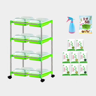 SGS Food Grade Vegetable Moisturizing Seedling Tray Stand For Nursery