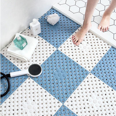Non Slip Splicing Floor Mat 30*30CM Tpe Bath Mat Sustainable