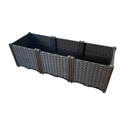 Customization Decorative Plastic Garden Planter Box Anti Oxidant