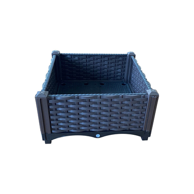 Weather Proof Plastic Raised Planting Beds Plastic Troughs For Vegetables No Leakage