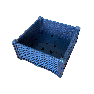Antiwear Decorative Rectangular Plastic Flower Box Planter Outdoor Moth Prevention