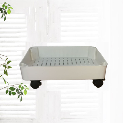 Multifunctional Mobile Plastic Bathroom Trolley Shelf Wear Resistance