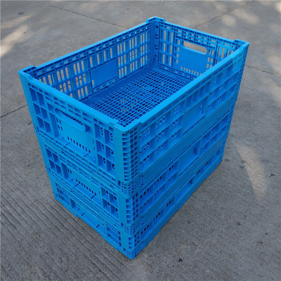 Rectangle Hygienic Foldable Plastic Basket Mothproof