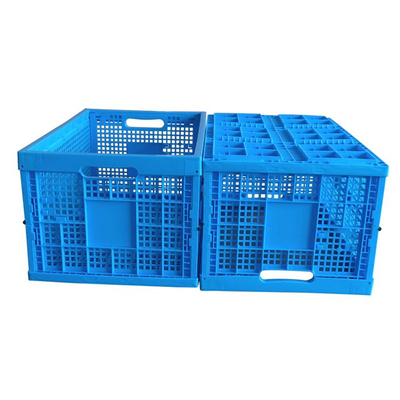 Sustainable Plastic Folding Crate / Plastic Collapsible Box For Sundries